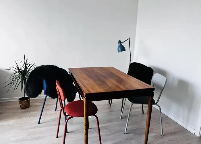 Апартаменты Bright & Vesterbro Flat Копенгаген